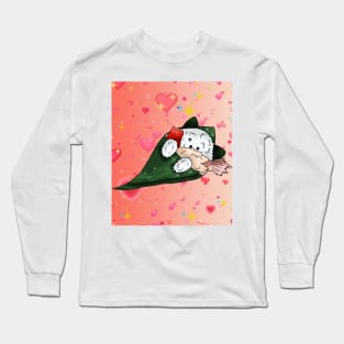 cartoon cute sushi temaki Long Sleeve T-Shirt